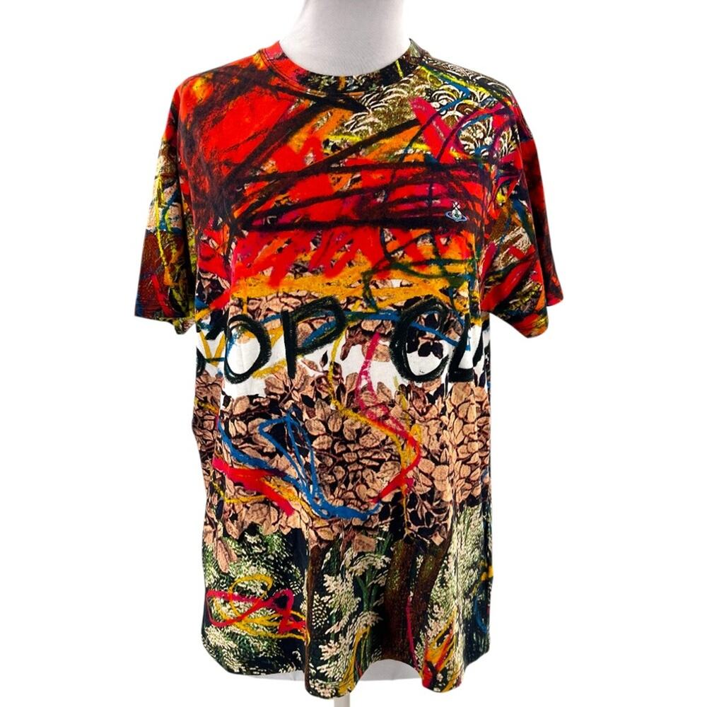 Vivienne Westwood Wallace Collection stop climate change graphic T-shirt size L